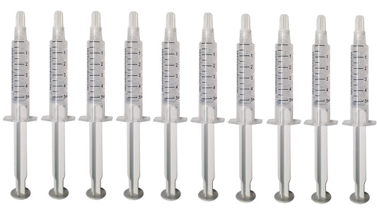 10-pack of 5ml Bright White Smile teeth whitening gel syringes