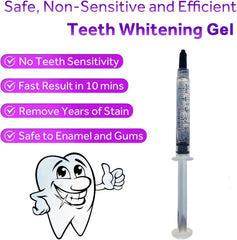 Close-up of Bright White Smiles whitening gel syringes (20x 3ml)