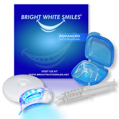 Bright White Smiles whitening kit with LED light and mouth tray