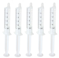 Bright White Smiles Teeth Whitening Kit box and five 5cc/ml gel syringes