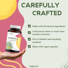 Brightcore Kimchi One on a kitchen counter for daily wellness