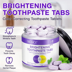 Enamel-safe purple toothpaste whitening without peroxide