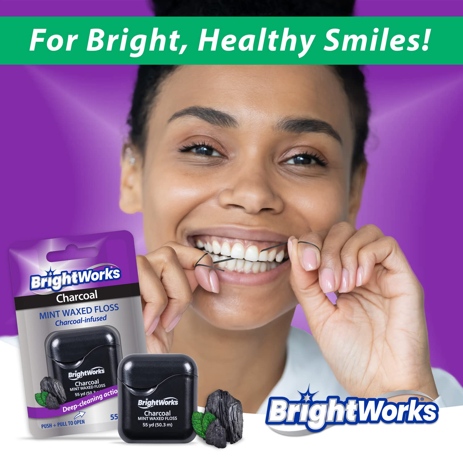 Waxed dental floss strand for easy sliding