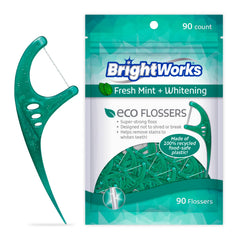 Brightworks ECO Floss Picks 270-count box – front view