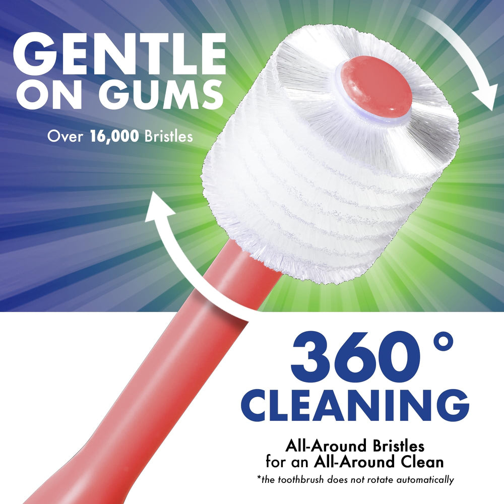 Travel-friendly compact design of Brilliant Oral Care Kids Toothbrush