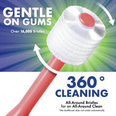 Travel-friendly compact design of Brilliant Oral Care Kids Toothbrush