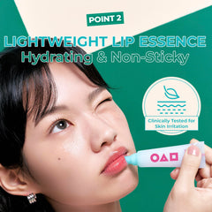 BRING GREEN lip essence is gentle for sensitive lips and dermatologist-tested.