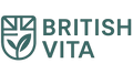 British Vita logo with green leaves on a white background