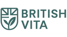 British Vita logo with green text and leaf design on a white background