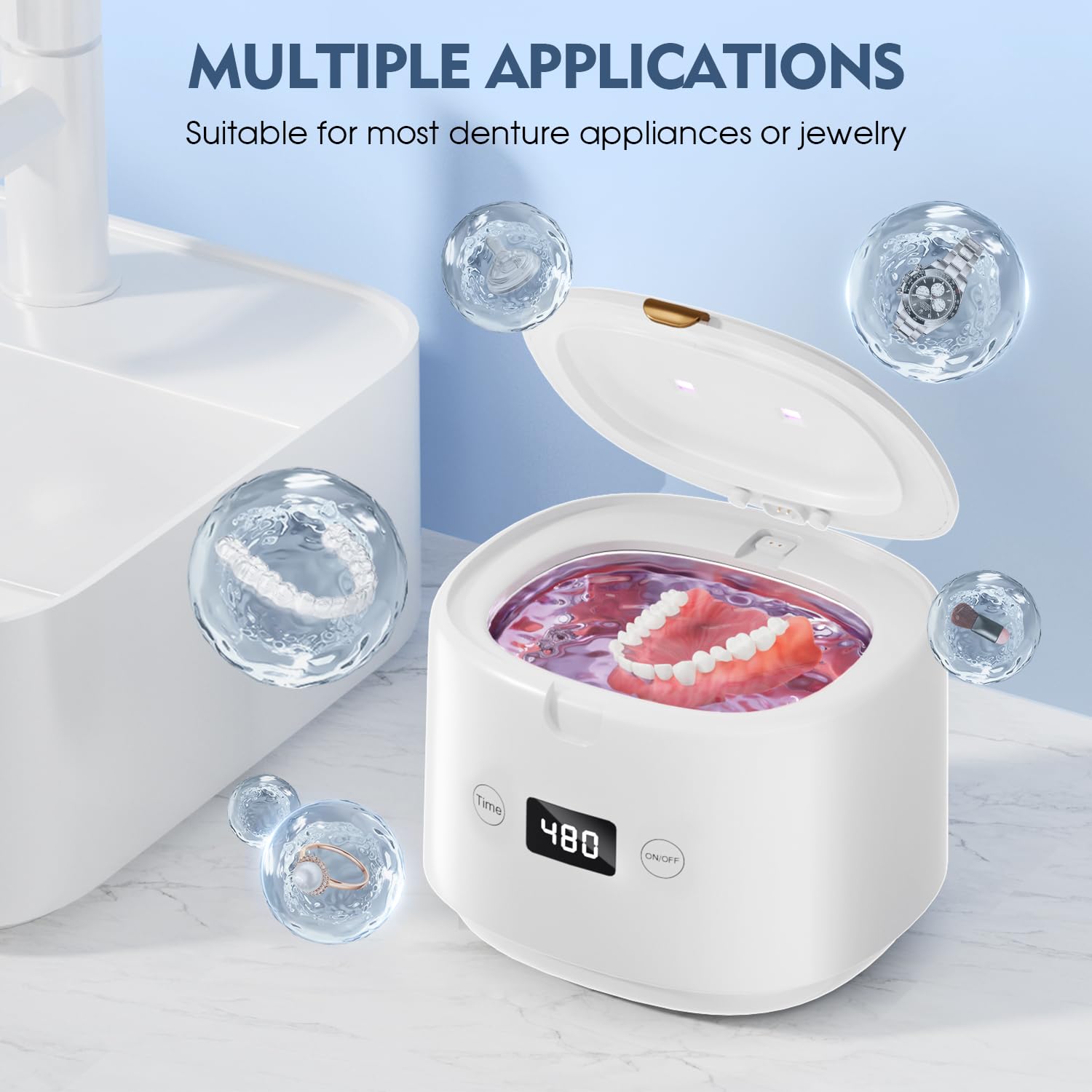 Cleaning mouth guards with BRNMLD Ultrasonic Retainer Cleaner