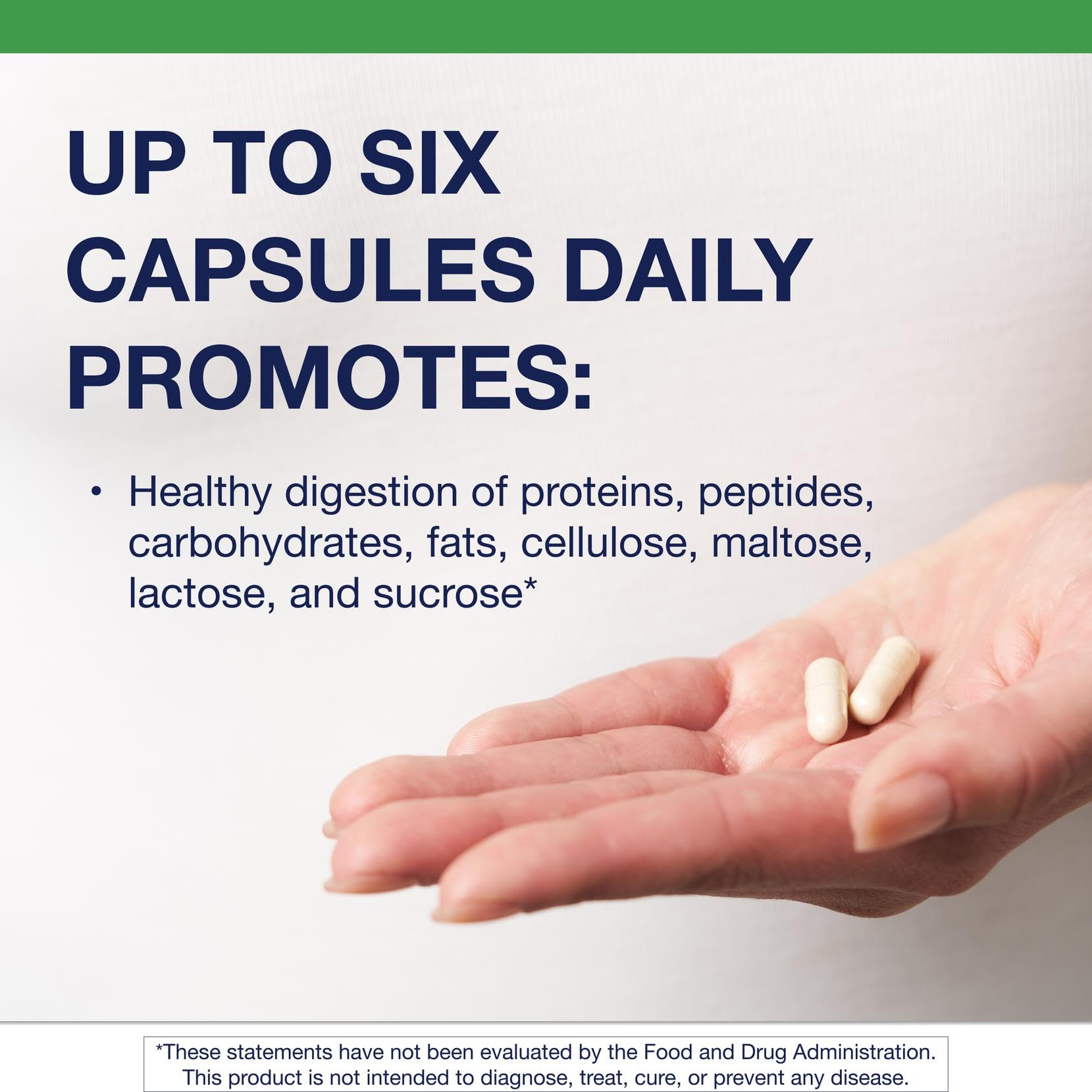 Broad-spectrum digestive enzymes blend (271 mg)