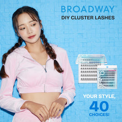Broadway Eyes comfortable lashes with light band promote all-day wearability.