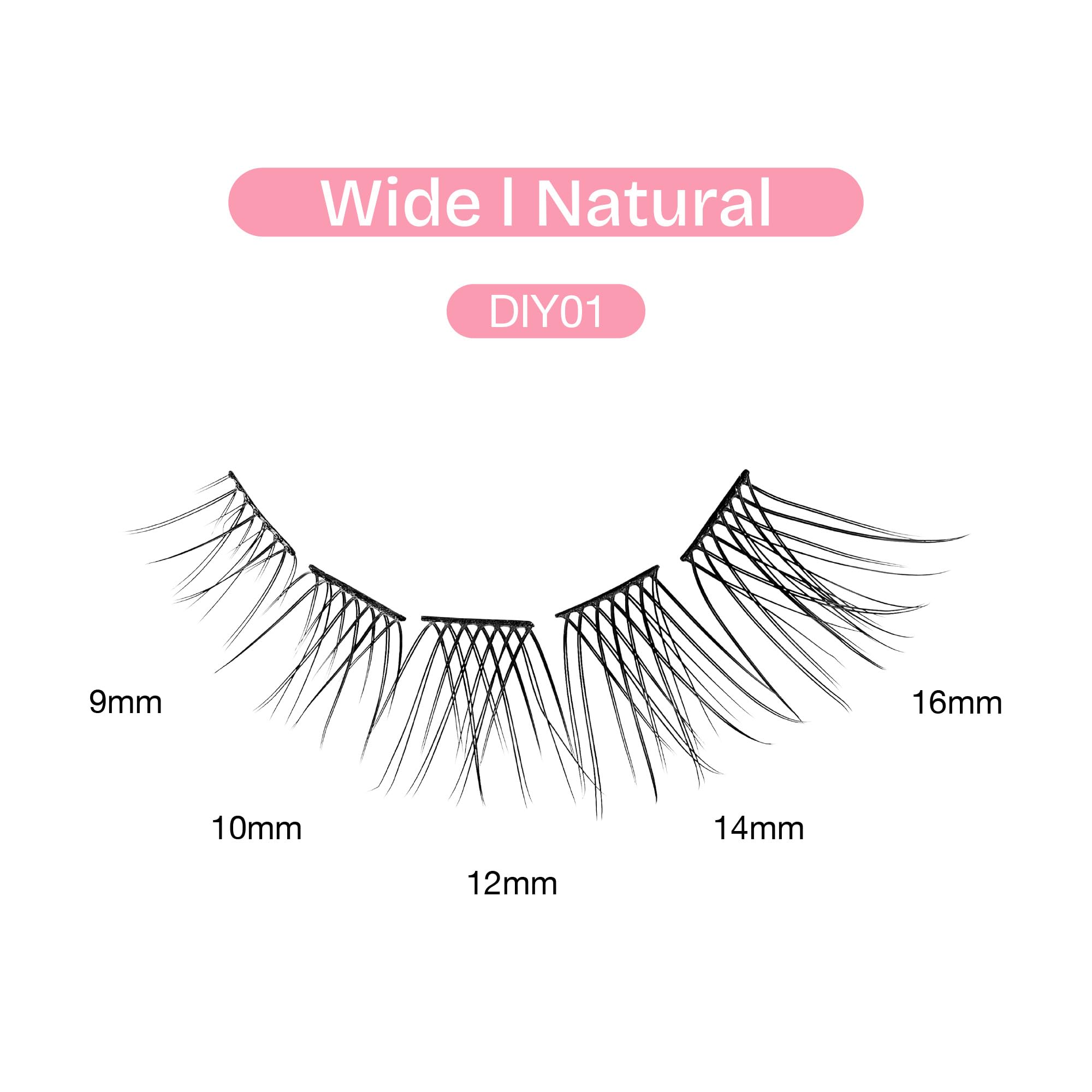 Broadway Eyes easy-application lash clusters for quick refreshes and salon-like results.