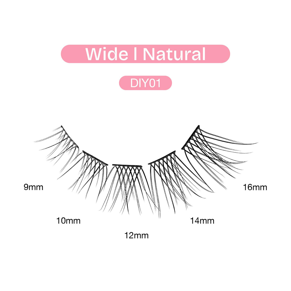 Broadway Eyes easy-application lash clusters for quick refreshes and salon-like results.