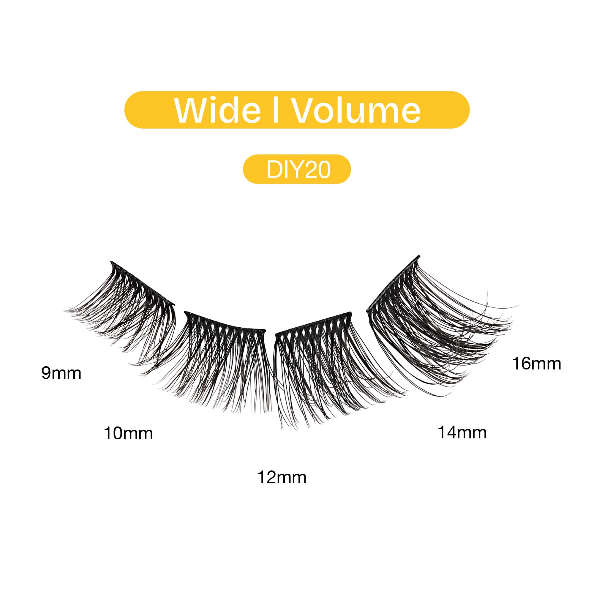 Broadway Eyes Natural-to-dramatic options shown for versatile looks