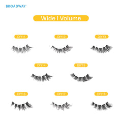 Broadway Eyes premium-synthetic-fibers provide durable, reusable clusters