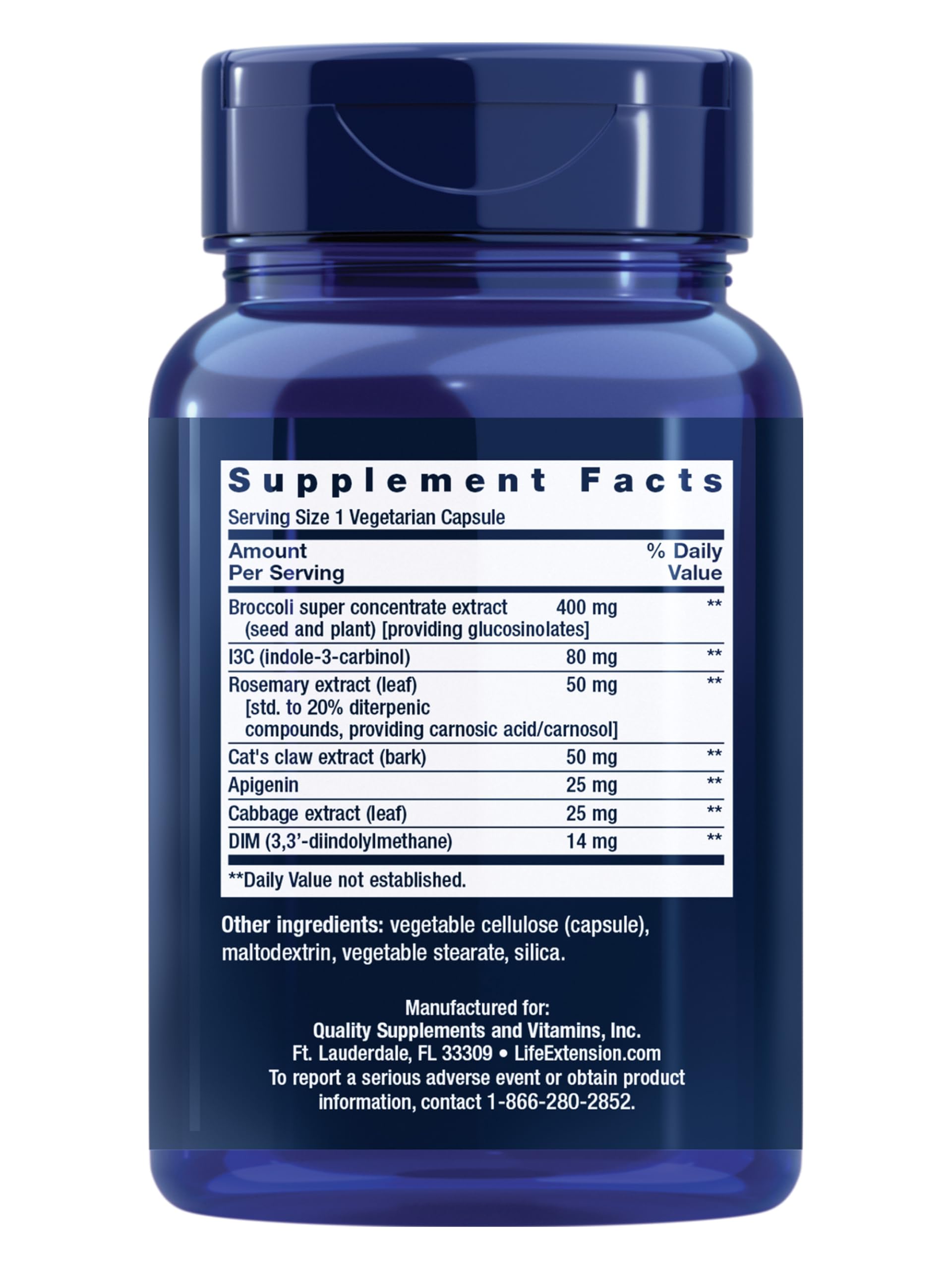 Broccoli extract and I3C-DIM ingredients illustration