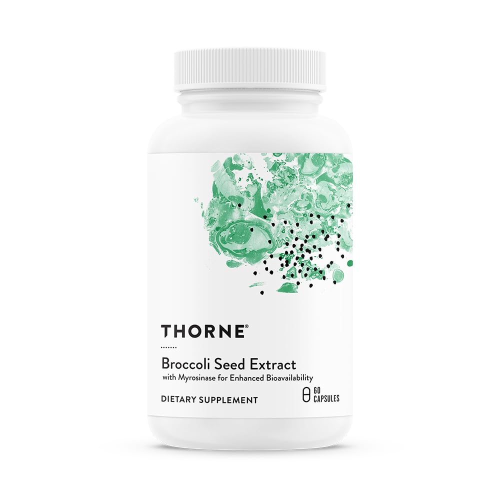 Thorne Broccoli Seed Extract SGS bottle label