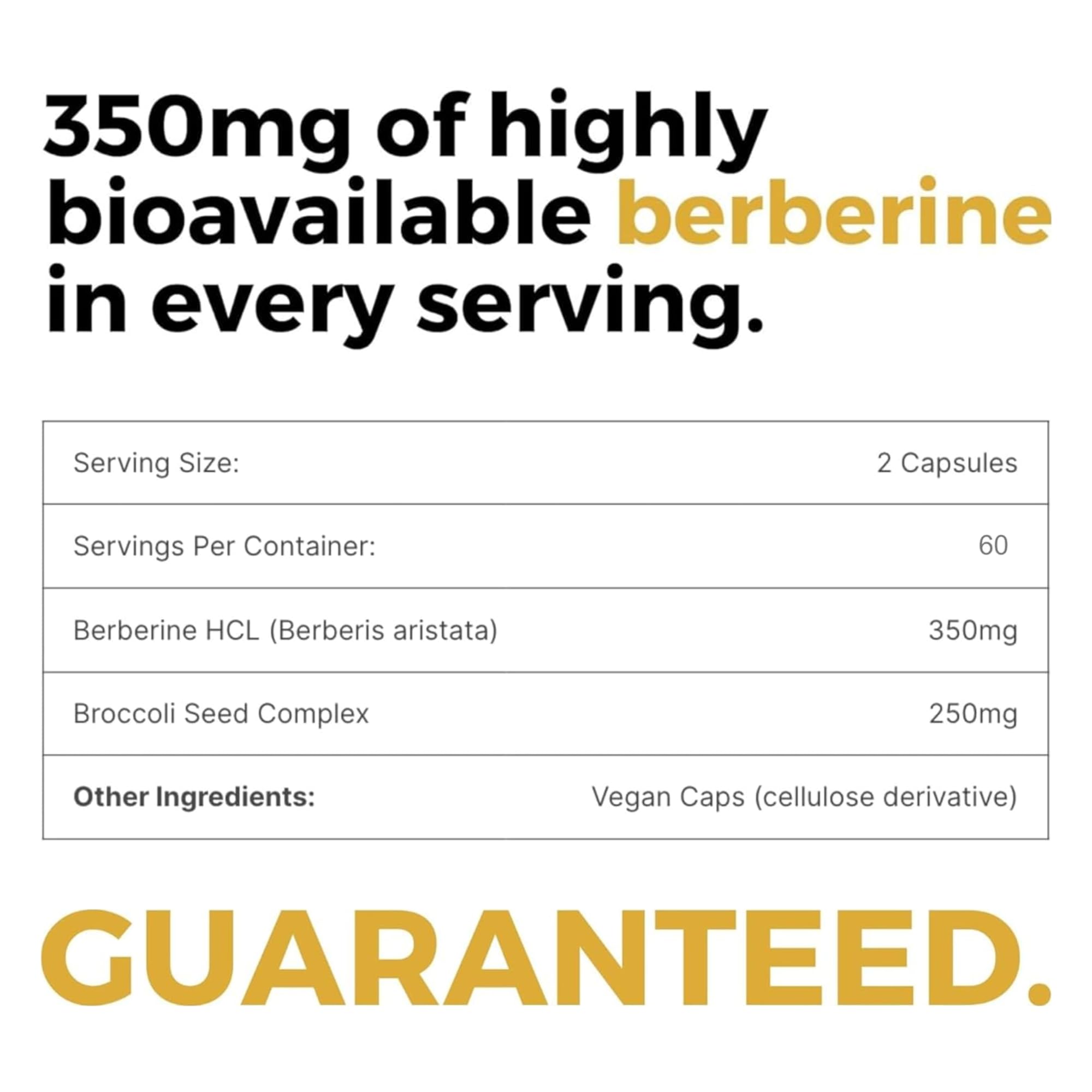 Side view of Berbelite bottle showing easy-to-swallow capsules
