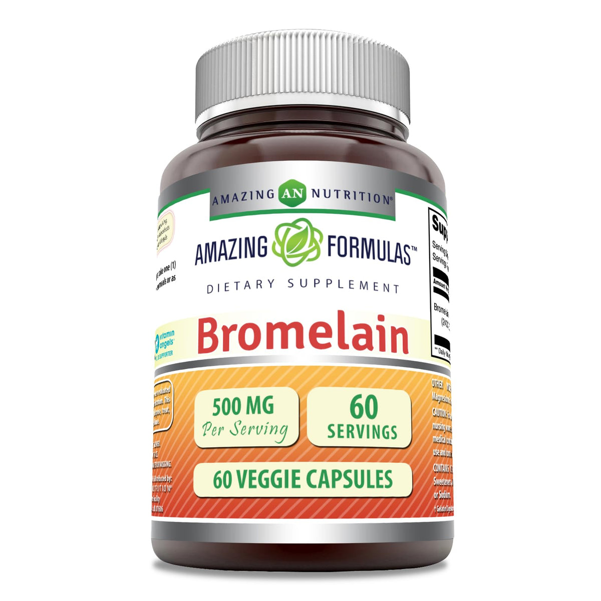 Bromelain 500 mg 2400 GDU Veggie Capsules bottle