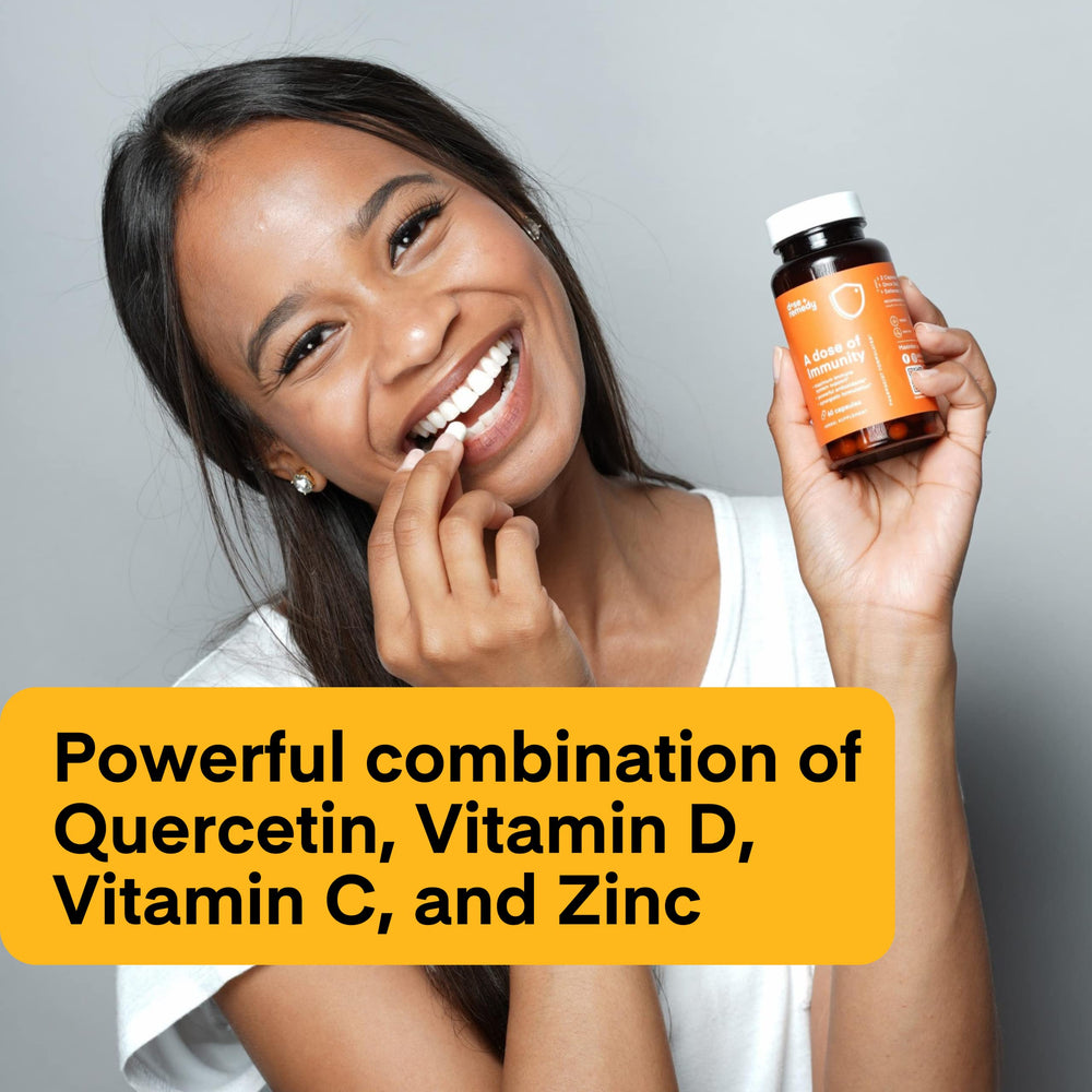 Close-up of bromelain, echinacea and B vitamins ingredients