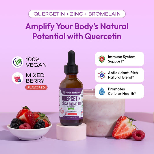 Bromelain and zinc ingredients