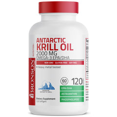 Omega-3 EPA/DHA and Astaxanthin icons on packaging