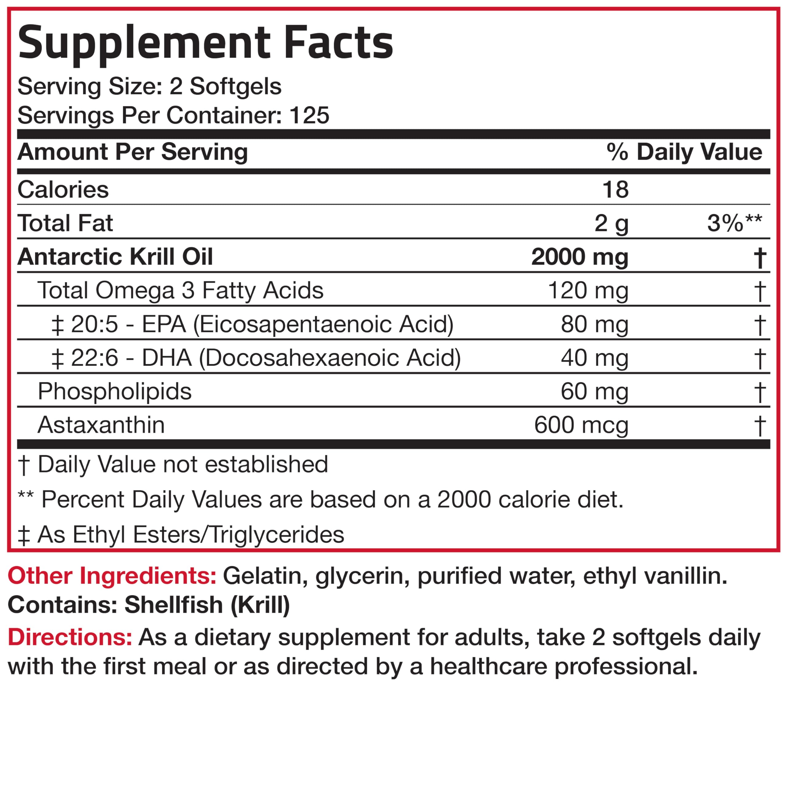 Bronson Antarctic Krill Oil outer packaging box