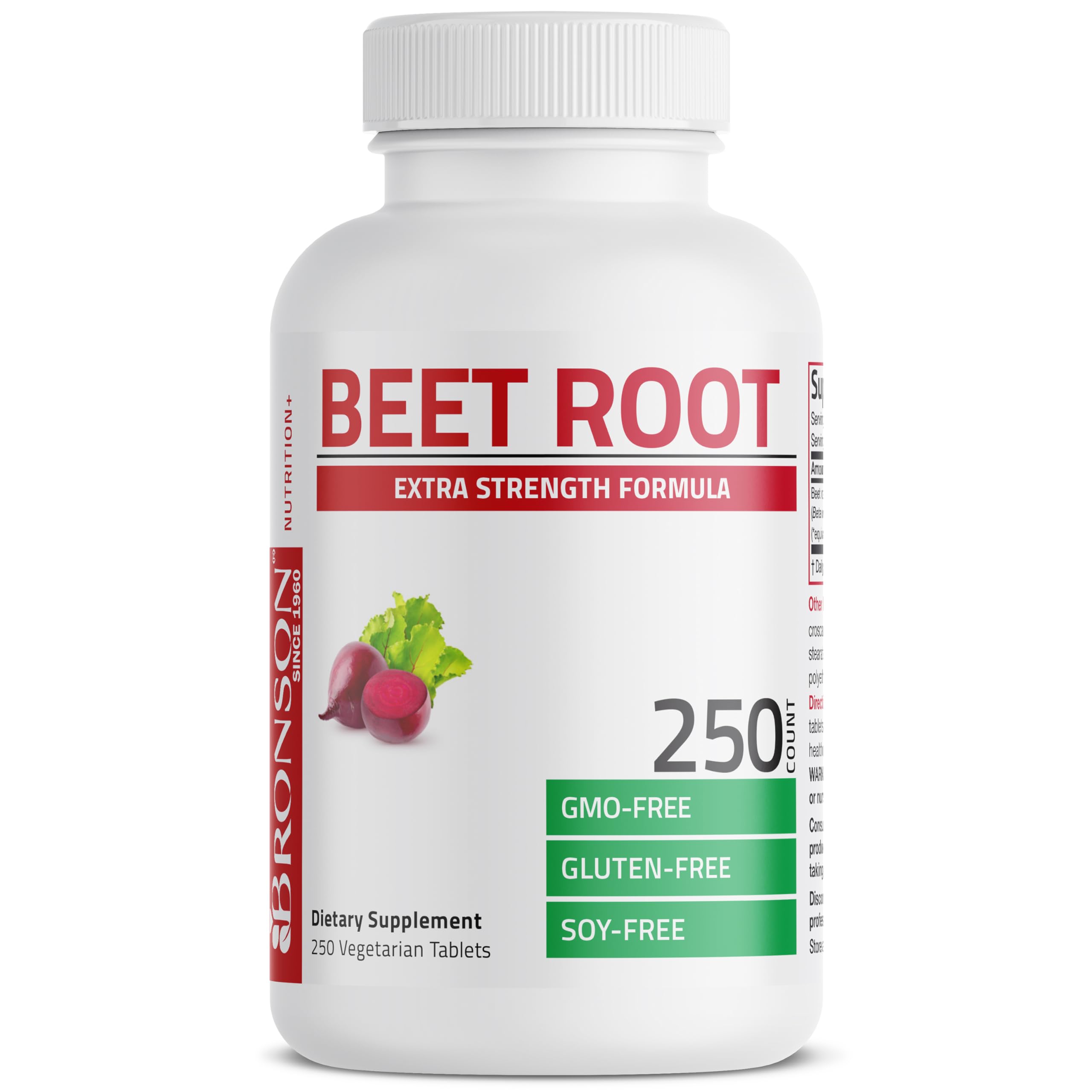 Vegan/Vegetarian friendly Bronson Beet Root tablets