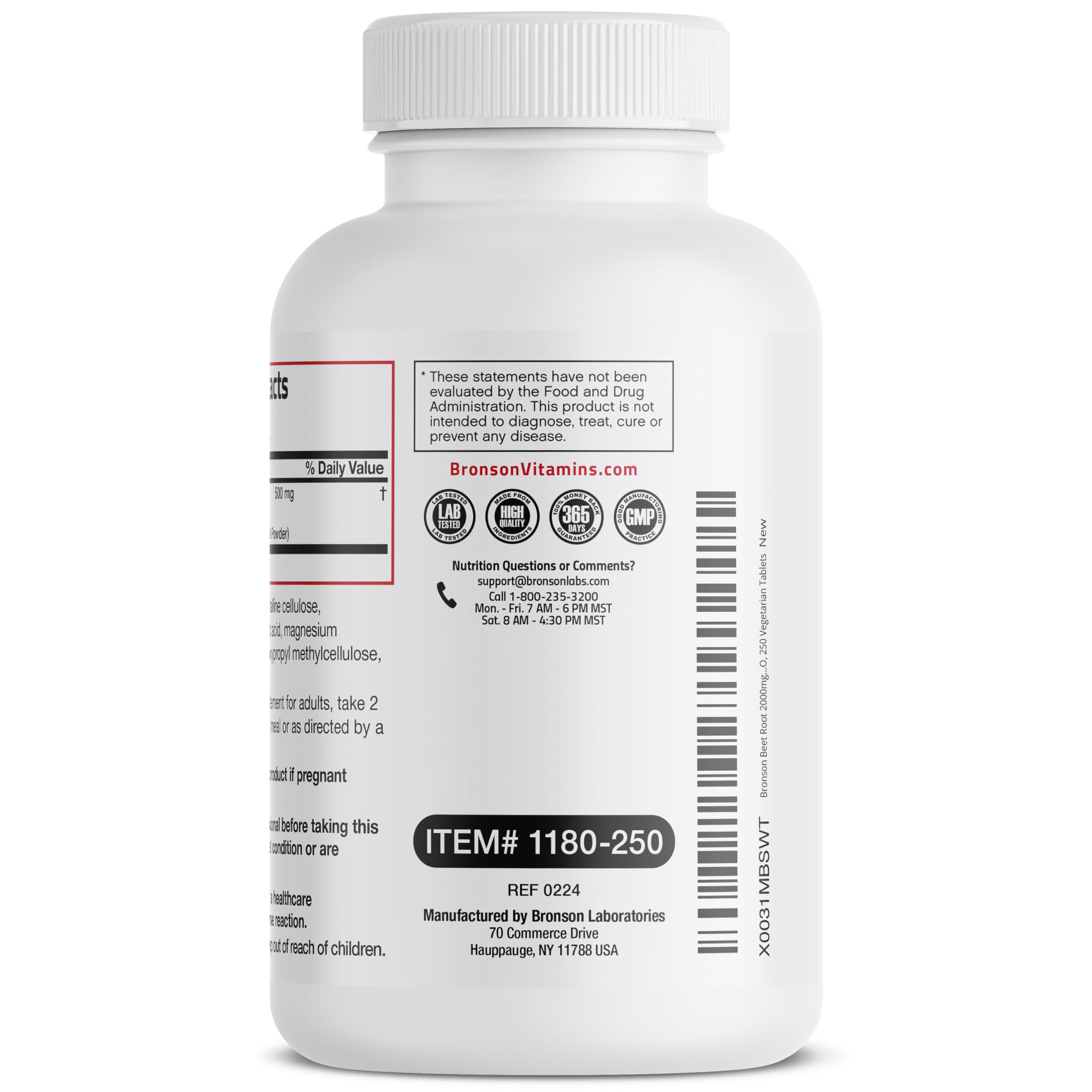 Bronson Vitamins legacy since 1960