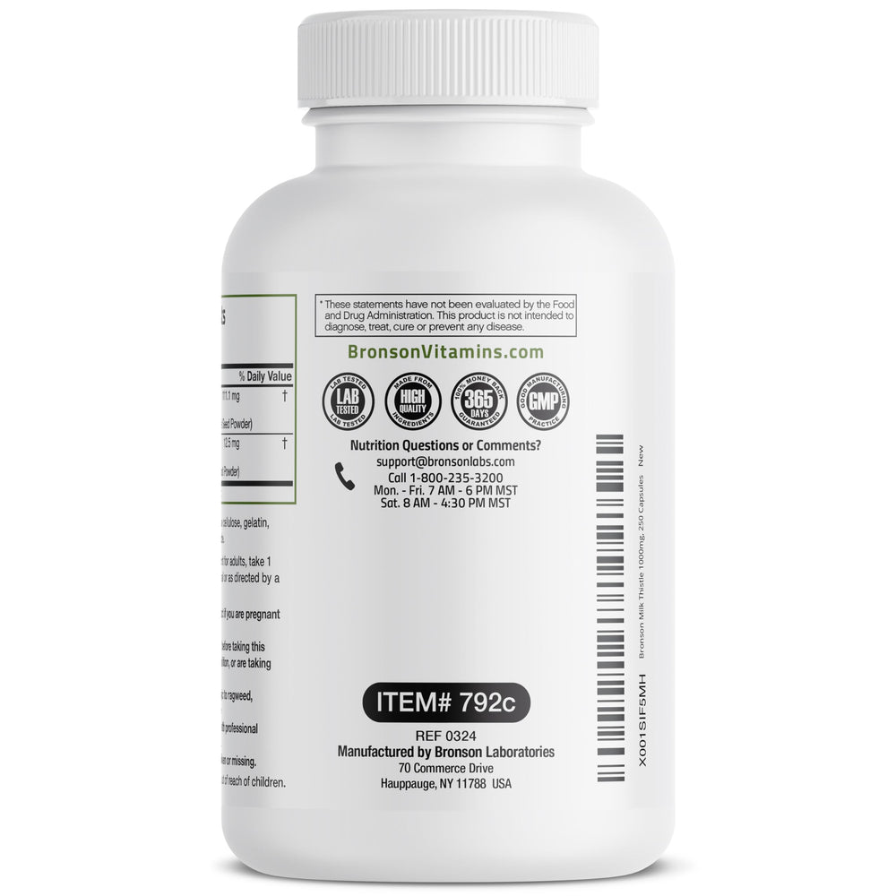 cGMP facility in New York manufacturing Bronson supplements