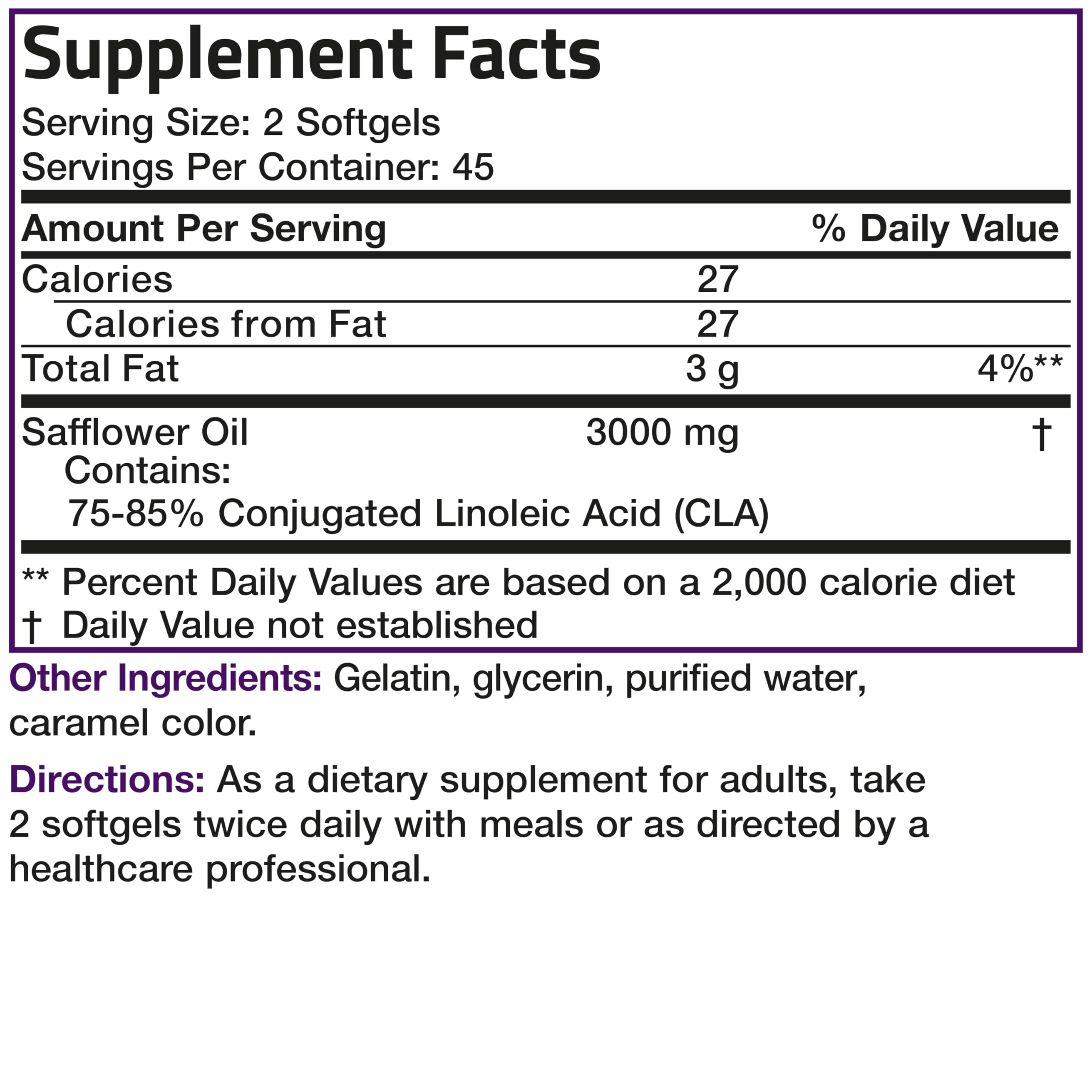 Bronson CLA 3000 90 softgels packaging