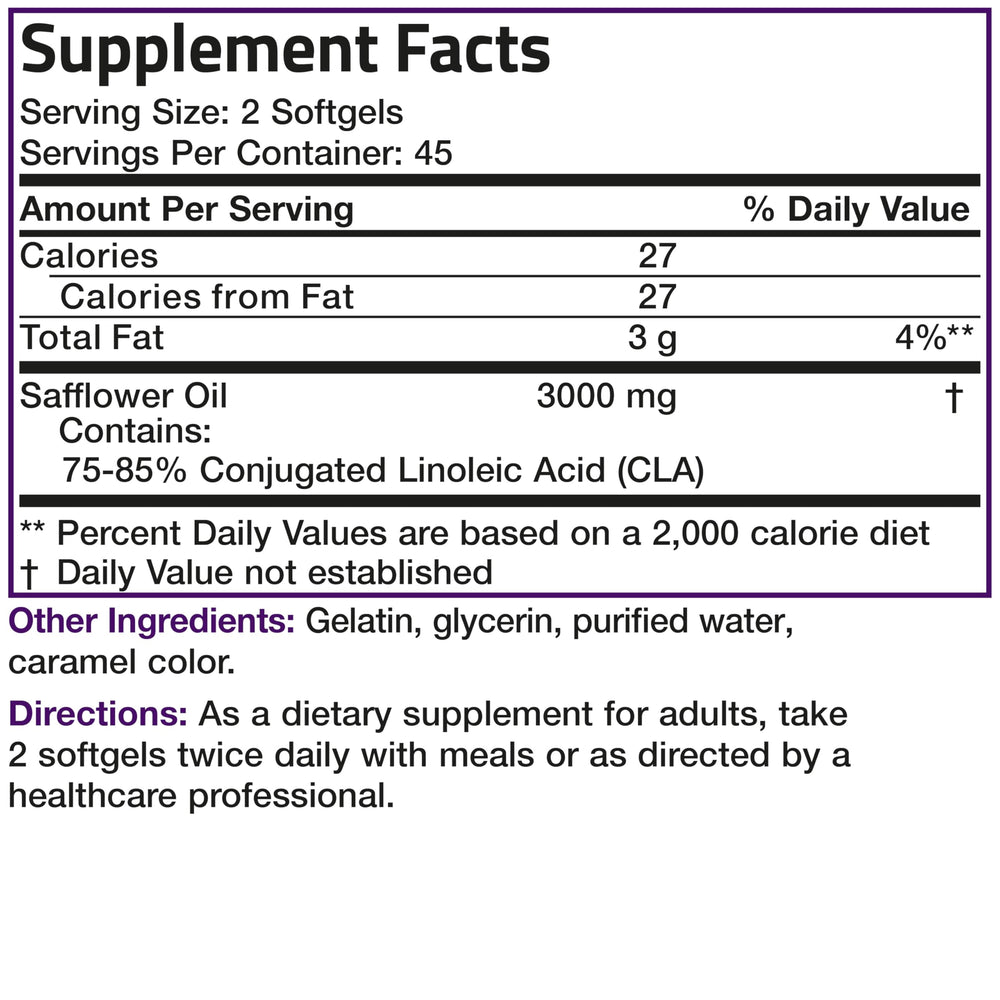 Bronson CLA 3000 90 softgels packaging