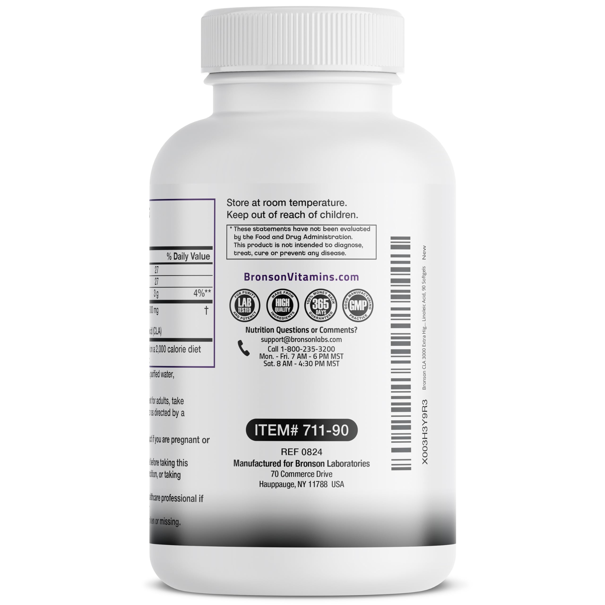 Manufacturing facility certified to cGMP