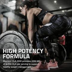 CLA 3000 product label highlighting non-stimulating CLA