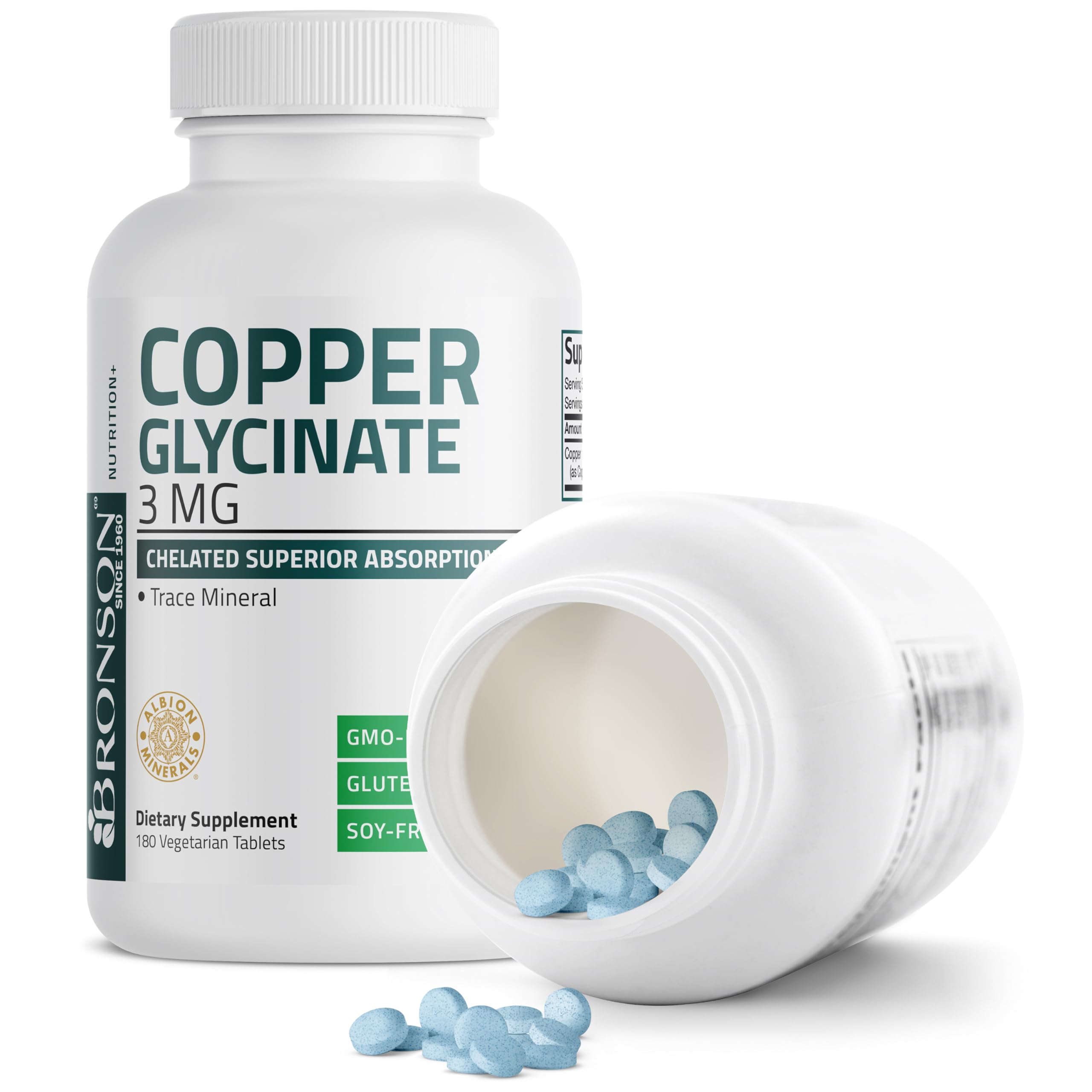 Production line inside Bronson facility manufacturing copper glycinate tablets