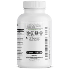 Packaging showing 120 vegetarian capsules