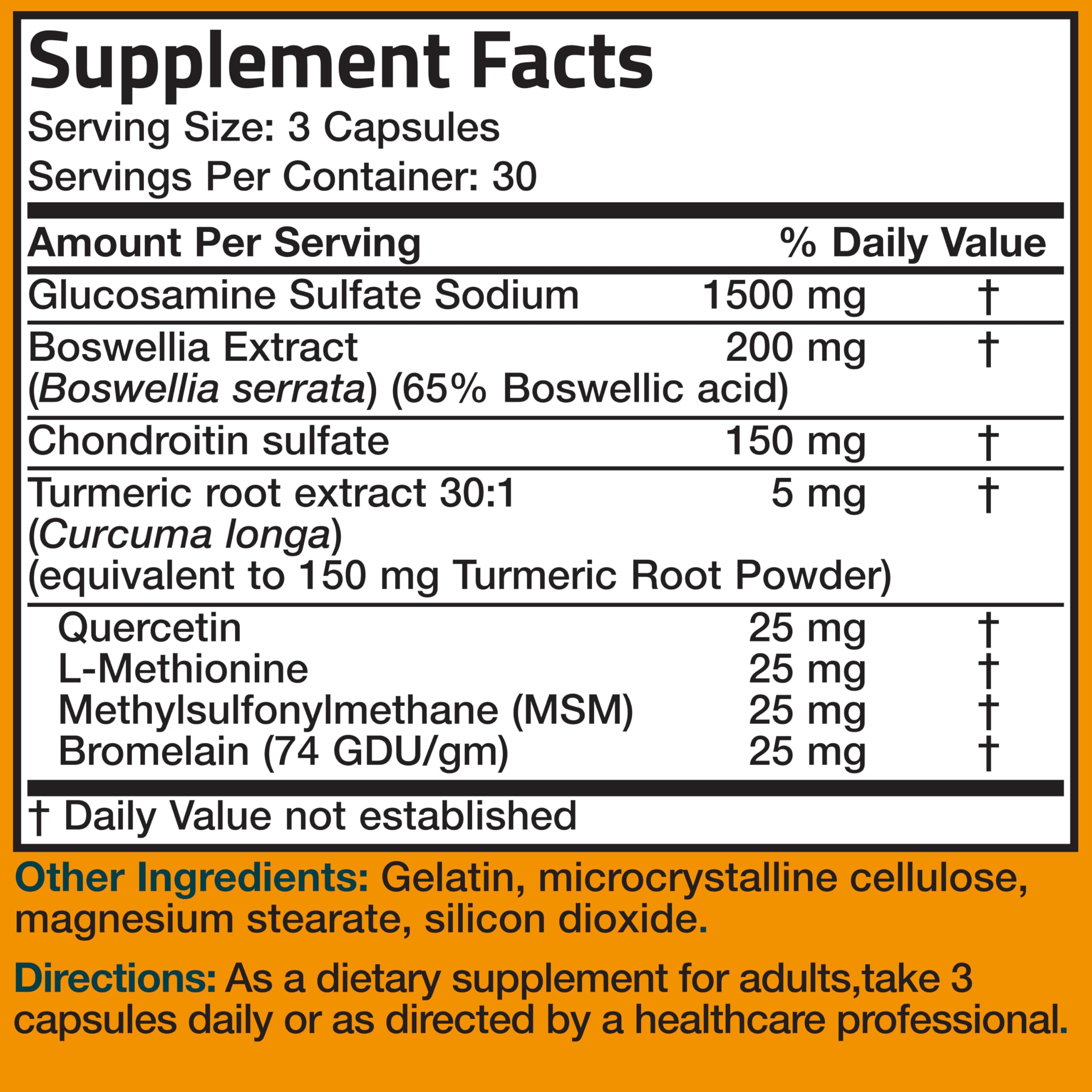 Close-up of Bronson 90 capsules bottle