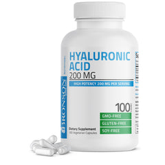 Bronson Hyaluronic Acid 200 mg bottle with label