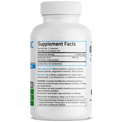 Serving size showing 200 mg per serving