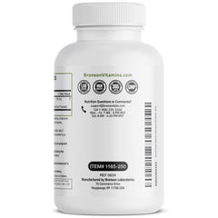 Supplement facts label for Bronson Korean Panax Ginseng
