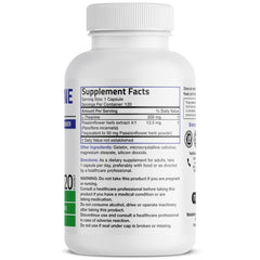 Close-up of Bronson L-Theanine 200mg bottle