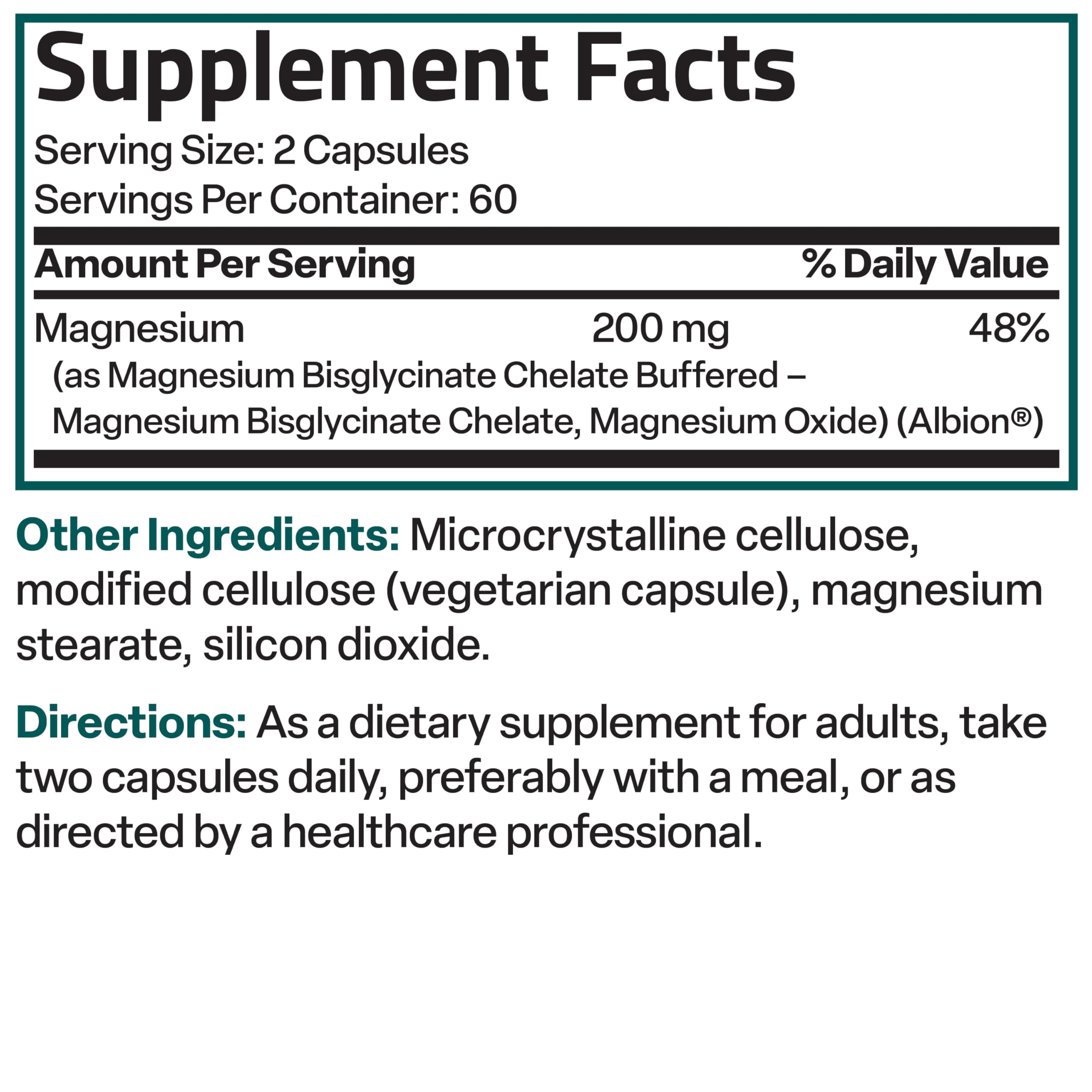 Close-up of 120 vegetarian capsules bottle