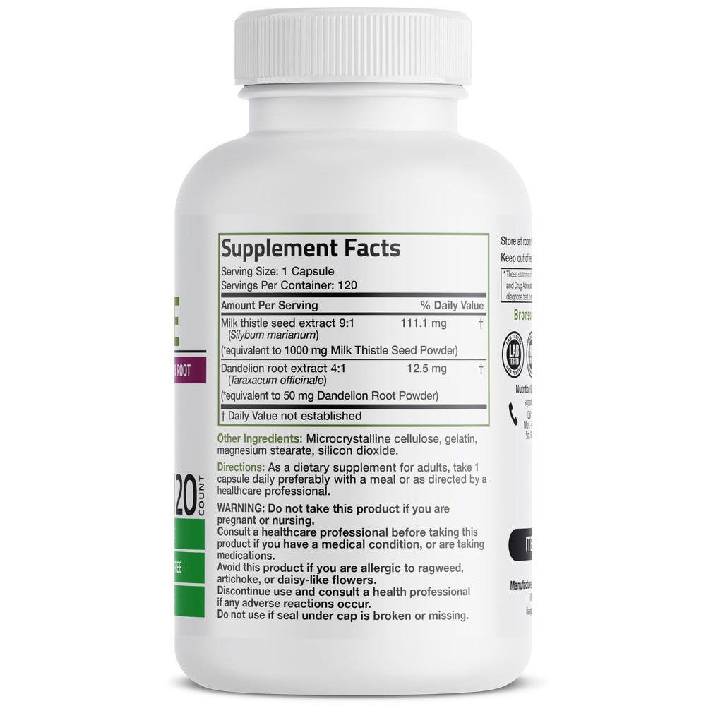 Supplement facts panel