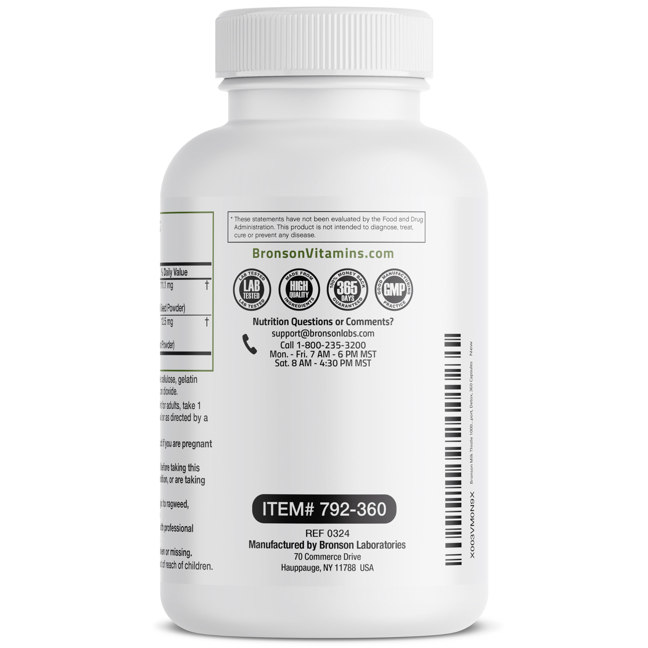 Allergen note indicating flowers on product label