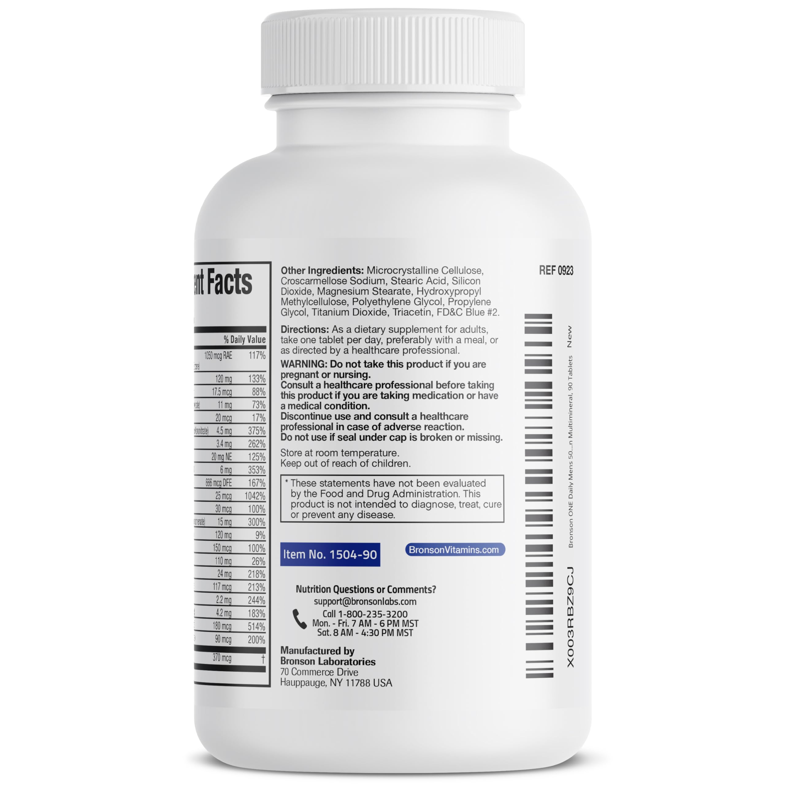 Bronson Vitamins history and trust since 1960