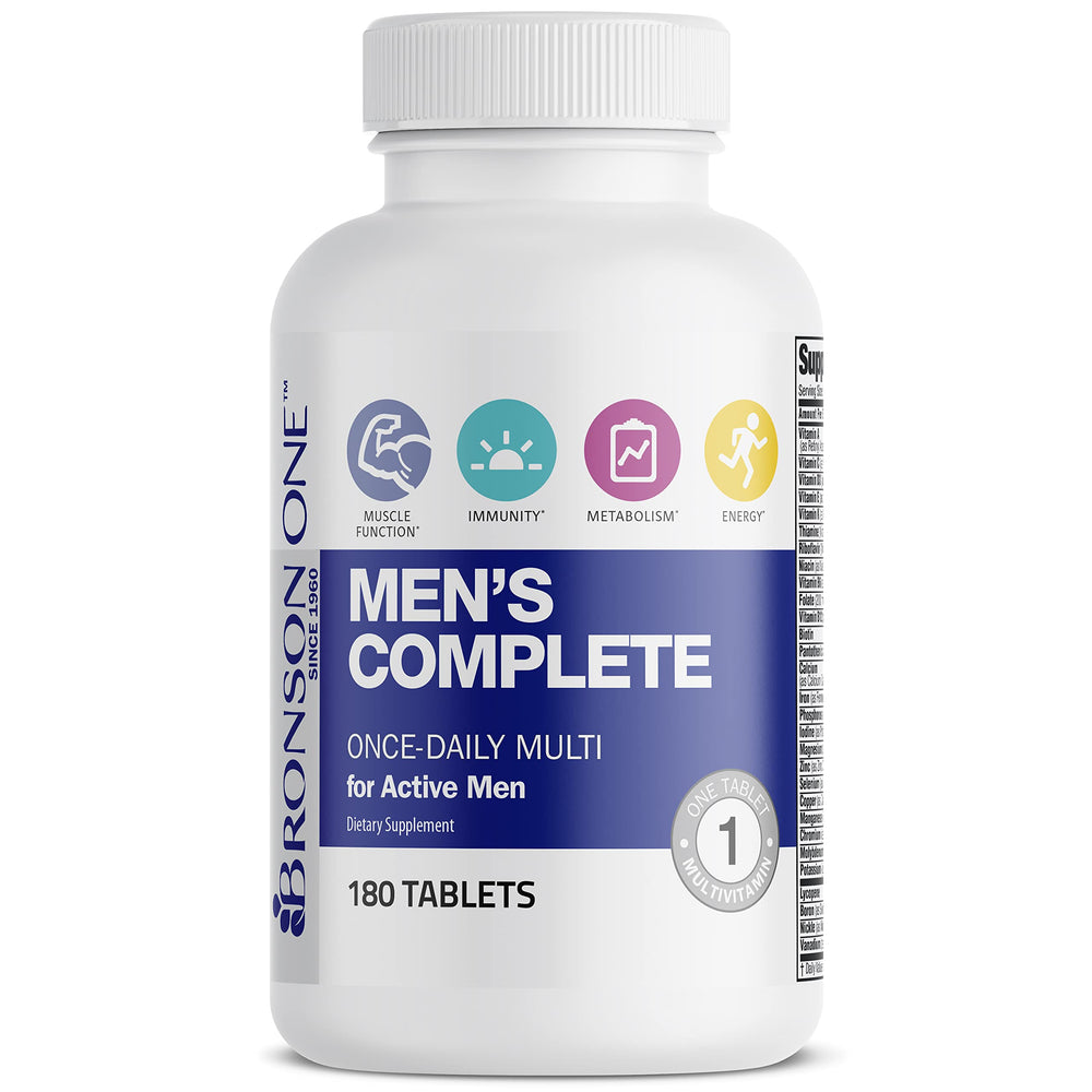 Active man lifestyle image for Bronson ONE Daily Men's Complete Multivitamin