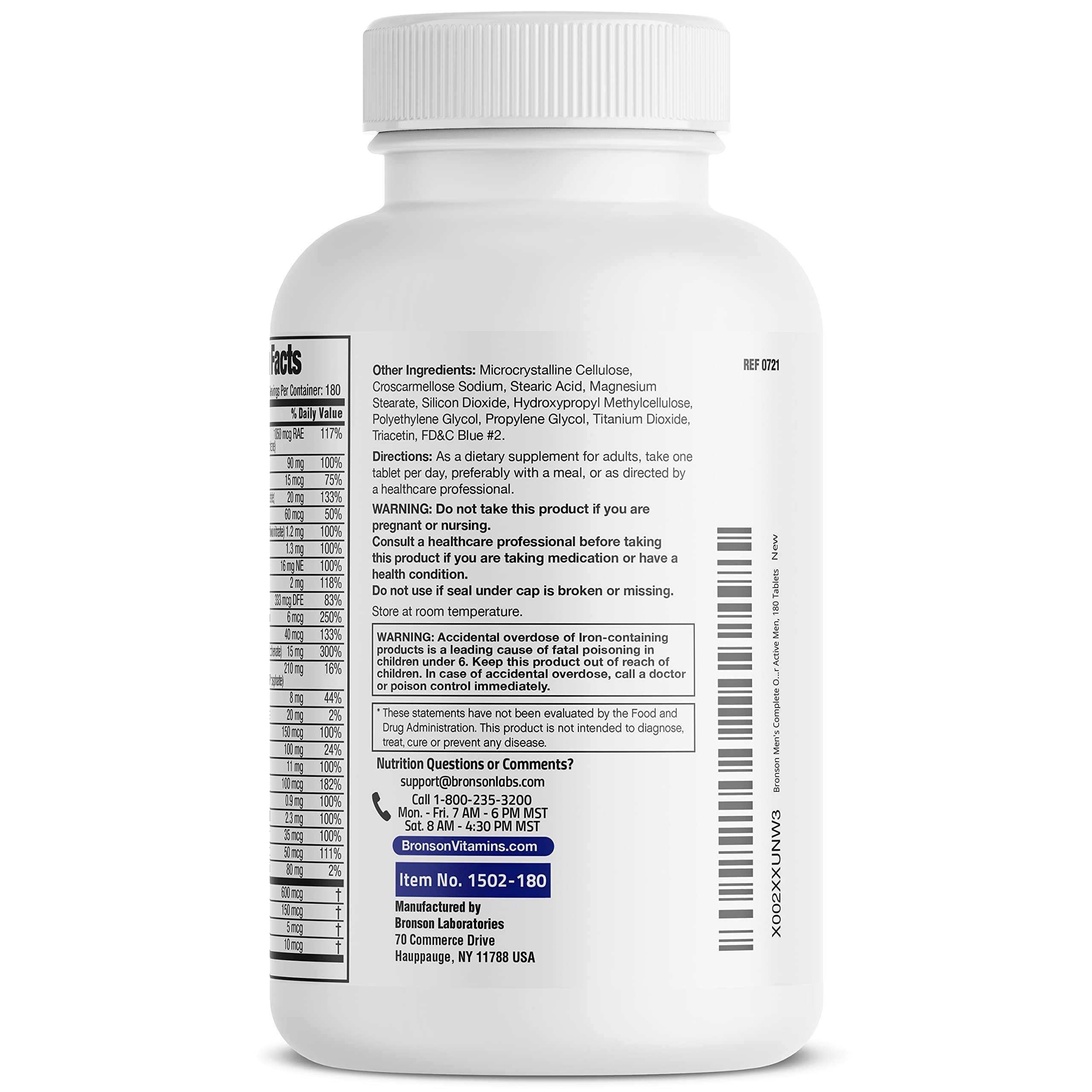 Prostate health support image featuring Lycopene in Bronson ONE Daily Men's Complete Multivitamin