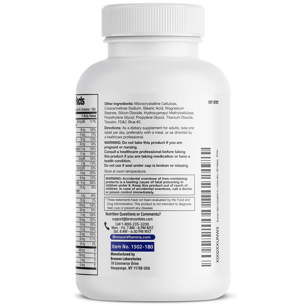 Prostate health support image featuring Lycopene in Bronson ONE Daily Men's Complete Multivitamin