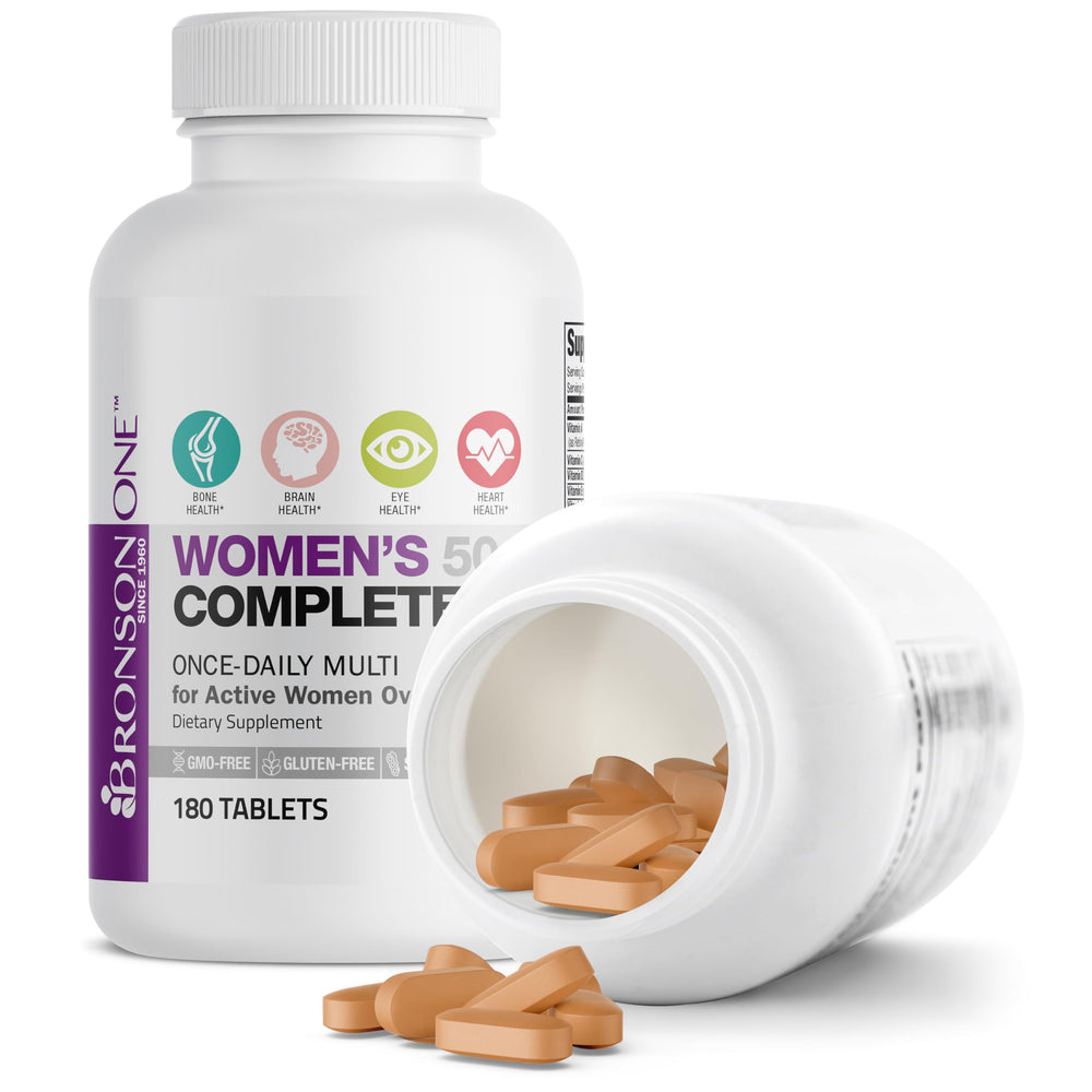 Illustration of daily use with Bronson ONE 50+ tablets
